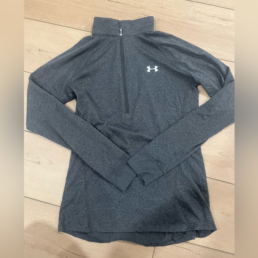 Women’s Gray Under Armour 1/4 zip